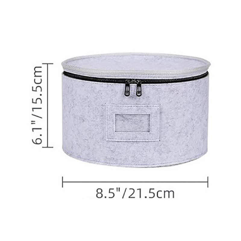 1Pc Vilt Opbergtas Glazen Bekerrek Kookplaat Soep Lepeldoos Afwasstofhouder Reis Keukenaccessoires Plank Organizer: green