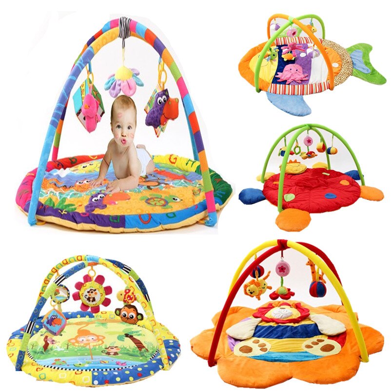 Baby Play Mat Baby Muziek Speelmat Educatief Speelgoed Kids Tapijt Kinderen Playmat Pasgeboren Gym Mat Met Frame