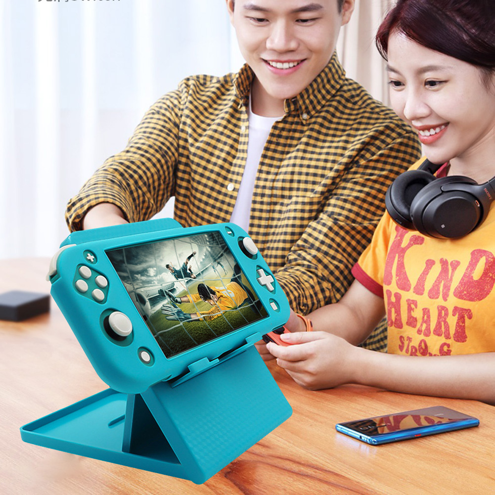 Verstellbarer, universeller desktop-ständer mit faltbarer basis für die n-switch lite host-spielkonsole und gaming-zubehör