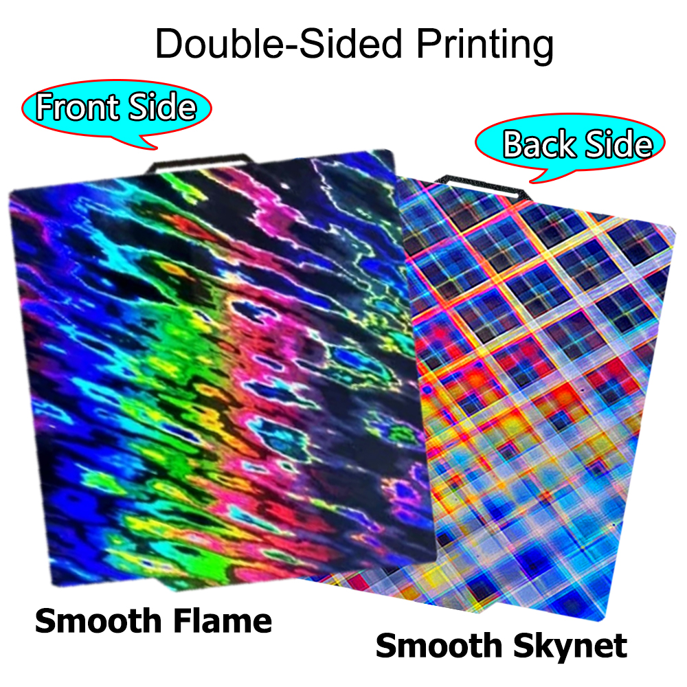 Build Plate for Bambu Lab X1 P1P A1 PEI Sheet PEO pey Smooth X1C PET Carbon Sheet PEI for Bamboo lab x1c Bambulabs P1s a1 Plate: Silver