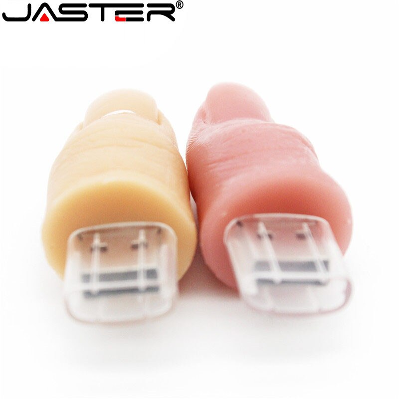 JASTER di personalità del fumetto di sesso maschile/femminile dito USB 2.0 flash drive 4GB 8GB 16GB 32GB 64GB 128GB bastone di memoria di archiviazione esterna