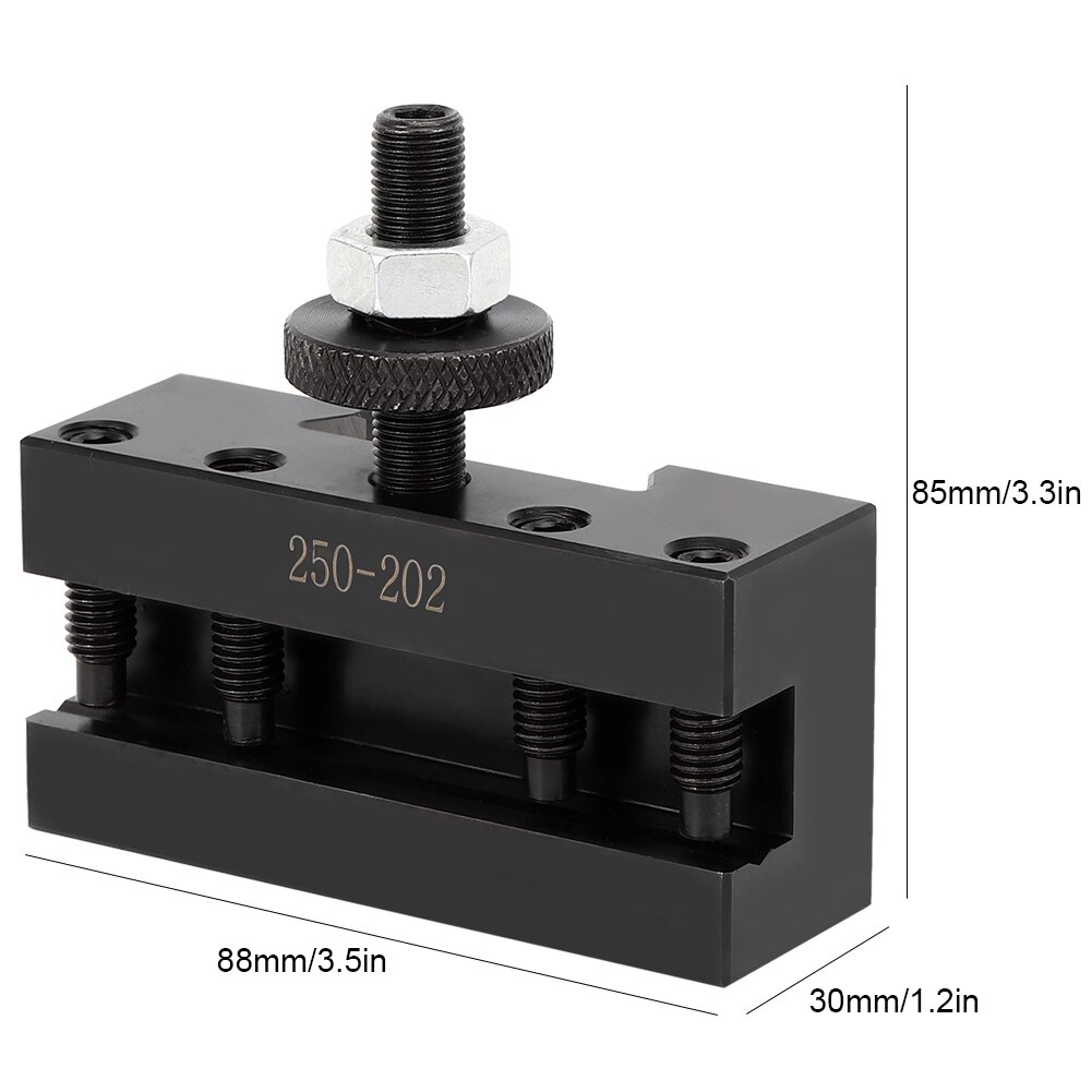 Lathe Tool Holder Fast Change Turning Accessories High Carbon Steel for 250-202 Column Tool Wall Holder