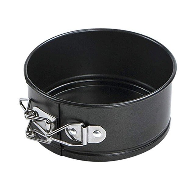 Cake Pan Non-Stick Cake Pan 4/7/9inch with Removable Bottom Cheesecake Baking Instant Pot Springfoam Pressure Cooker: 4inch