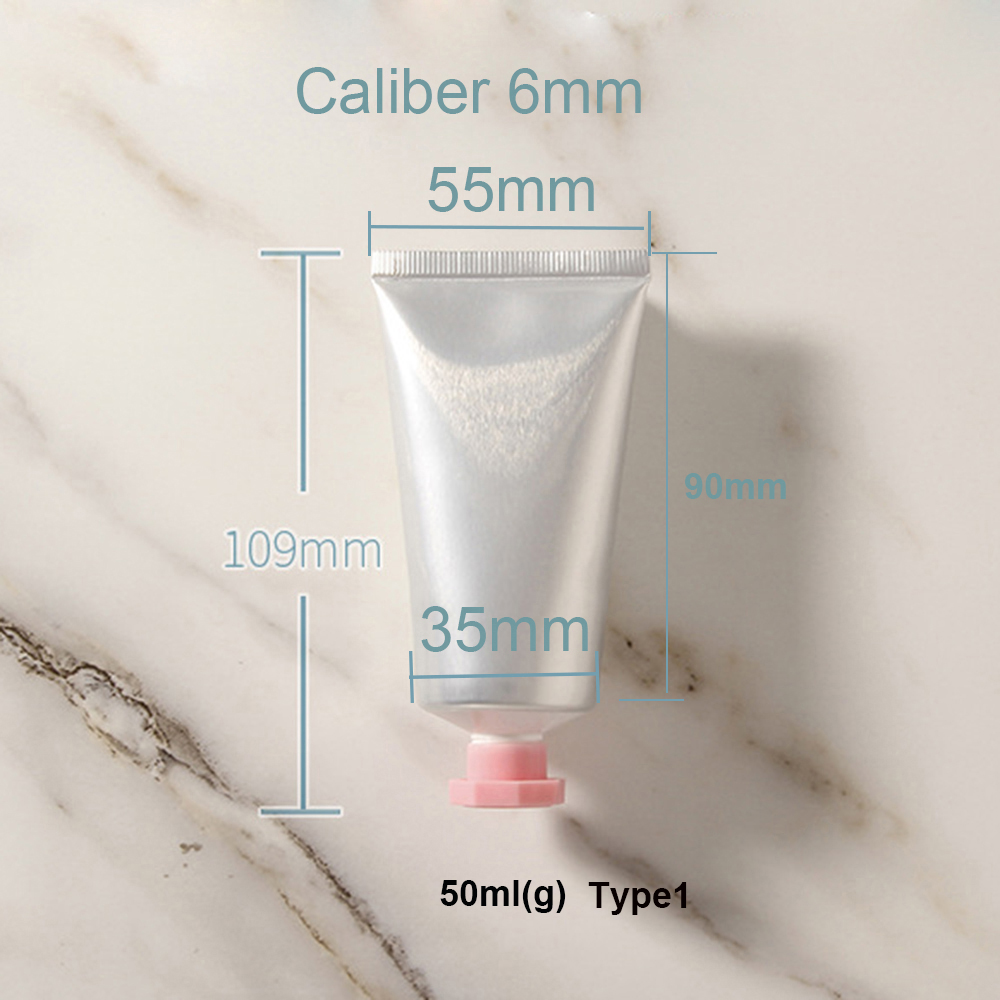 Tubo suave de plástico de aluminio vacío recargable para loción, champú, Gel de ducha, botellas exprimibles, envases cosméticos de viaje