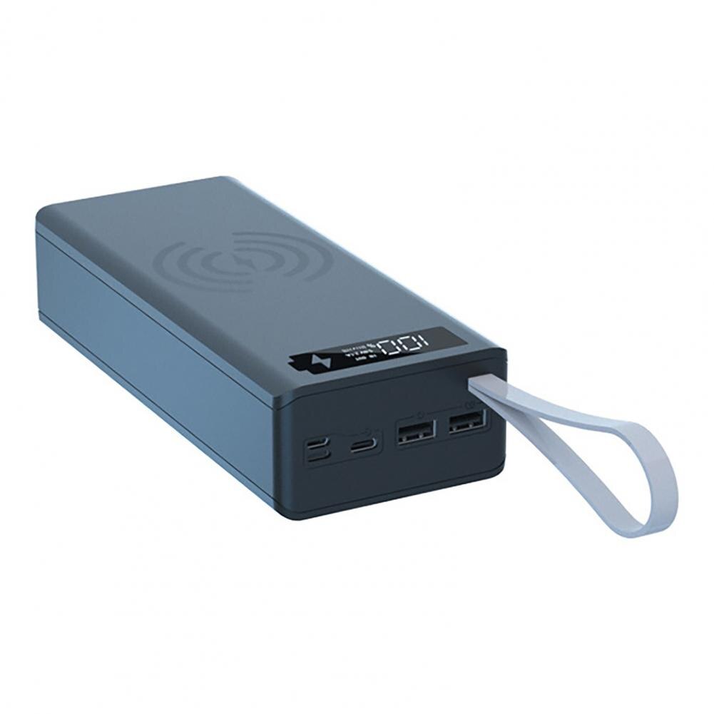 Funda de cargador de batería C16 para teléfono inteligente, carcasa de carga rápida, desmontable, bricolaje, 16x18650: Black A