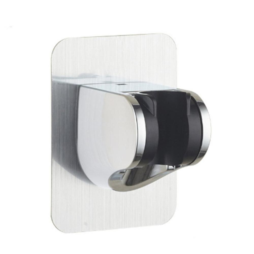 Bathroom Shower Bracket Wall Mounted Punch-Free Shower Bracket With No Trace Sticker Adjustable Suction Cup Type Shower Bracket