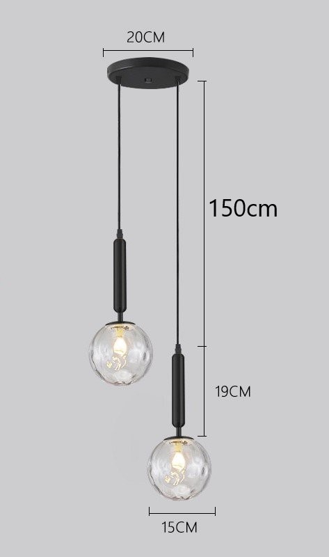 Moderne Milchglas Kugel Pendel leuchten Durcheinander schwarz LED Decke Kronleuchter für Schlafzimmer Lüster Ess treppen Decke Hängelampen: Rosa