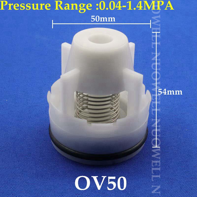 50~2Pcs 15~50mm Plug-in Plastic Check Valve Gas Water Stop One-way Control Connector Protection Anti Drip Valves: 2pcs / OV50mm