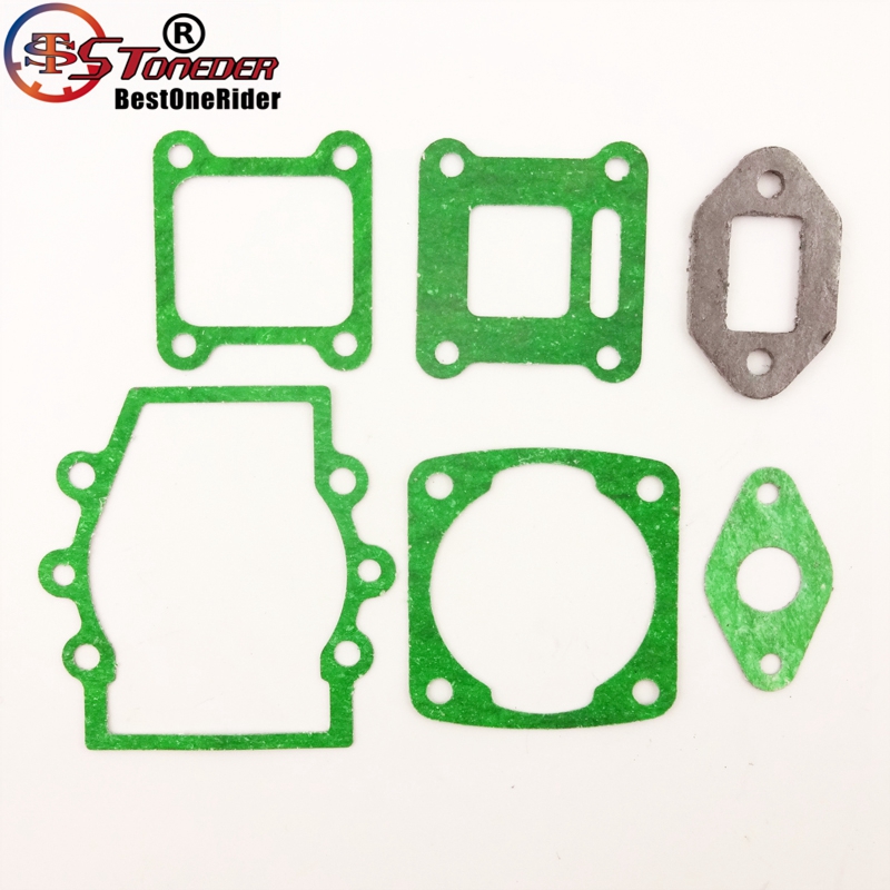 STONEDER-Juego de 5 juntas de motor para Mini moto de 2 tiempos, 47cc, 49cc, Mini Moto de cross para niños, ATV, Qaud, Go Kart, Crosser Pocket Bike