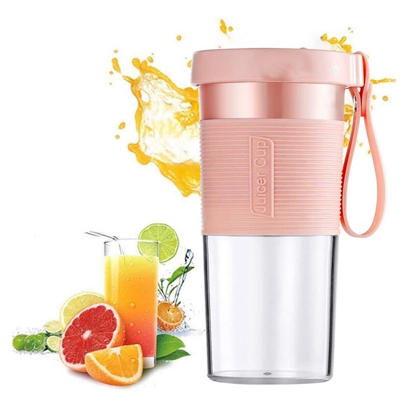Mini Portable Blender,Smoothie Shake Maker with Three Blades, Multi-Function Handheld Juicer Cup,320ML