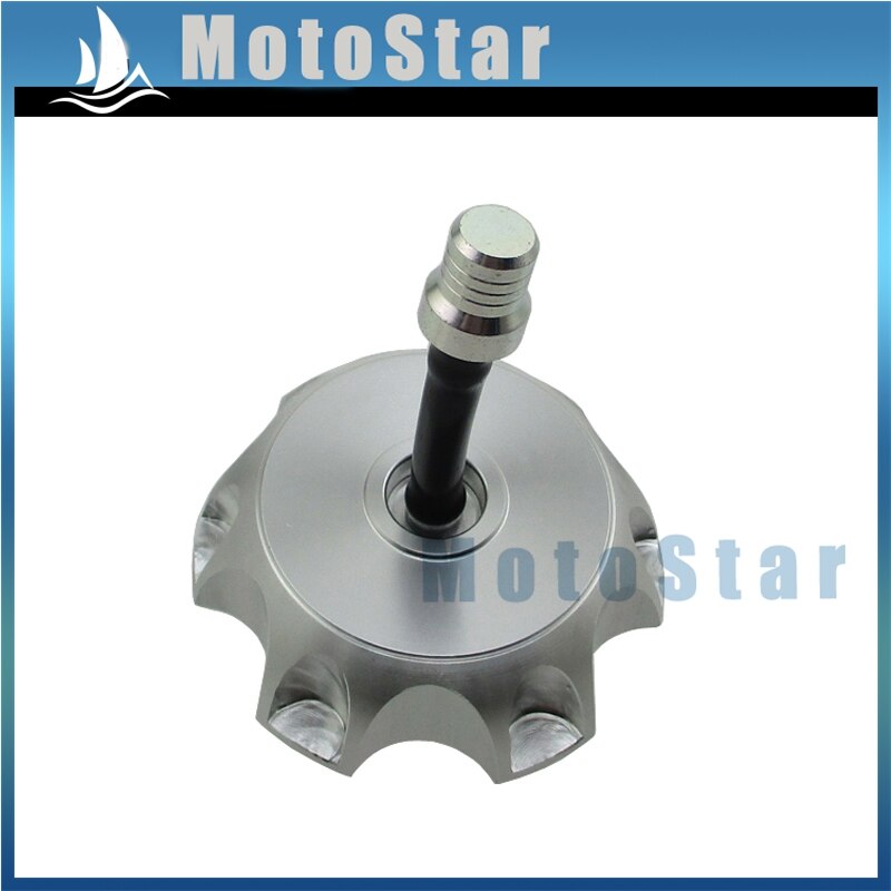 CNC Aluminium Gas Brandstoftank Cover Cap Voor Chinese Gemaakt Pit Dirt Motor Trail Bike 50 70 90 110 125 140 150 160cc: Silver