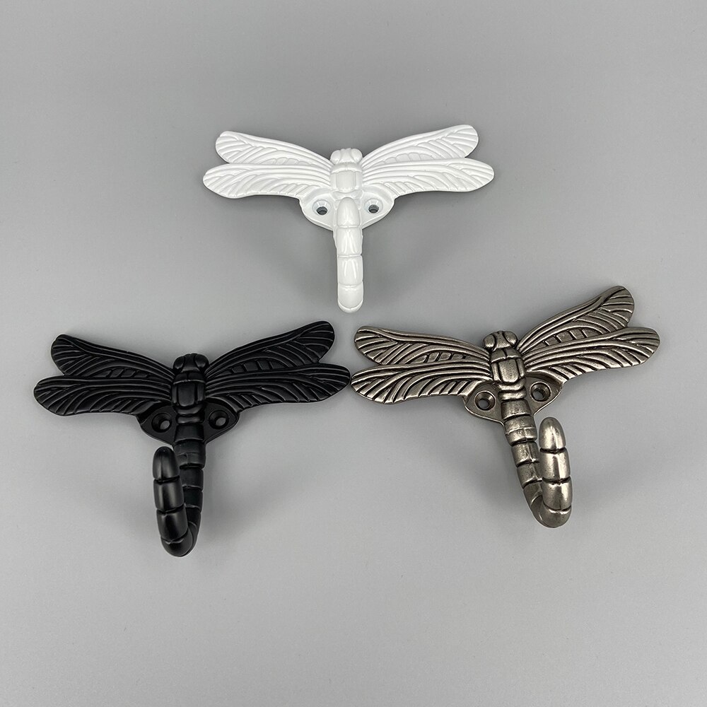 1x haczyk na ubrania wieszak, ozdobny wieszak na płaszcz ważki ścienny kreatywny wieszak ścienny