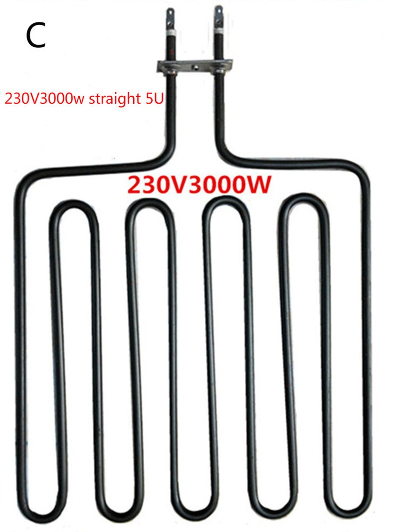 230v Electric Heat Tube stainless steel oblique/straight head Element Tubular Heater Elements 5U/4U 2000w/3000w/2500w