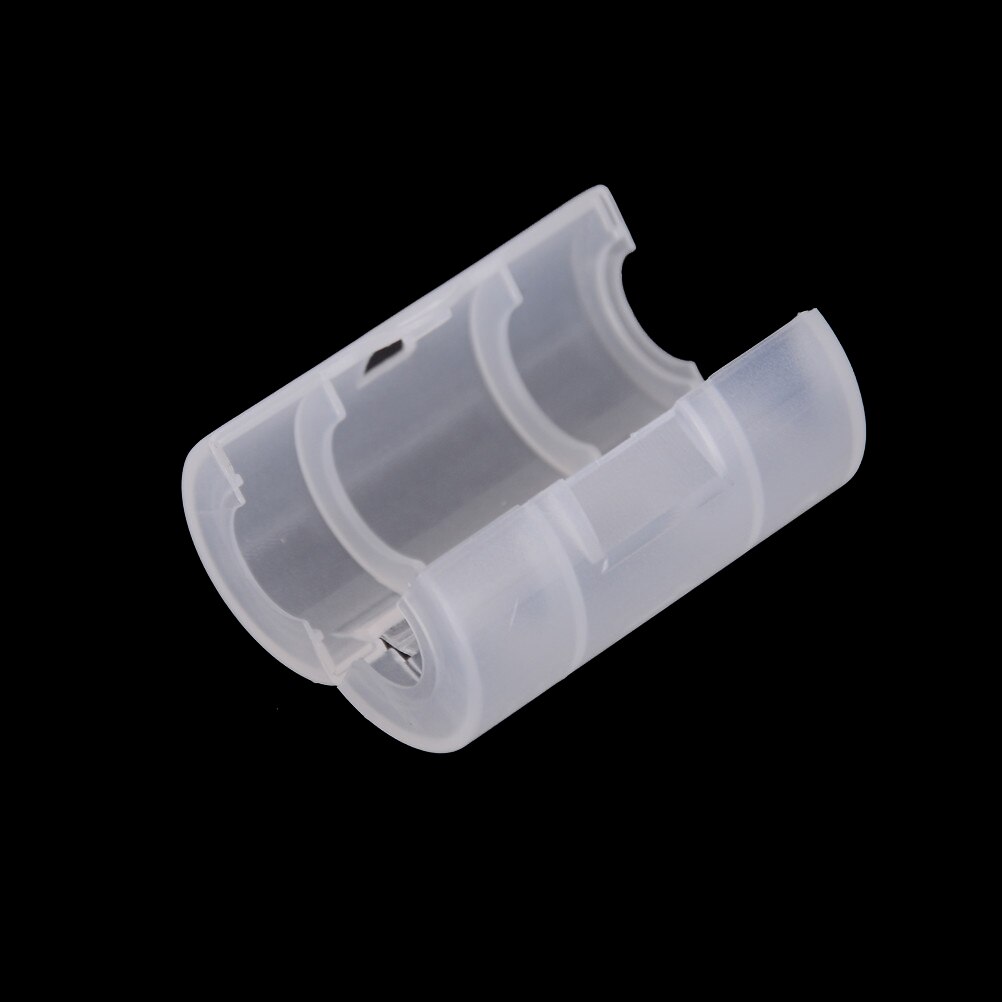 4 Stks/set Aa Batterij Maat C Batterij Gevallen Box Adapters Converter Houder Switcher Converter