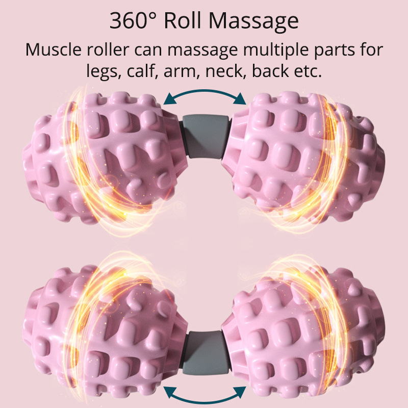 Roller Fitness Leg Master Foam Roller Leg Massage Machine 5 Wheels Ring Clip Leg Massager Muscle Massage Relaxation
