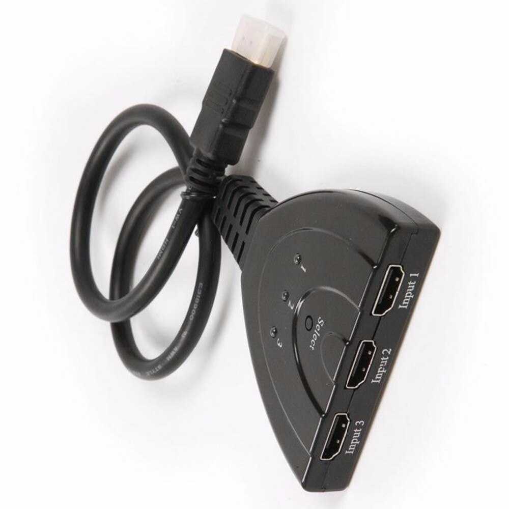 3 Port HDMI Multi Display Auto Switch 1.3 1080P Switcher 3 into 1 Splitter for HDTV DVD Xbox 360 PSP