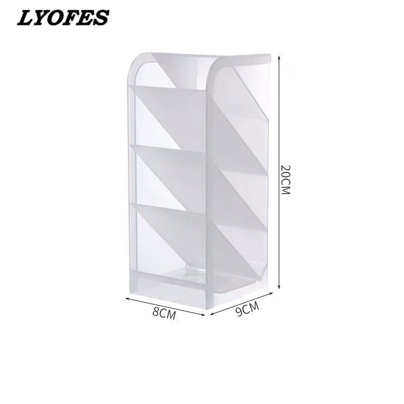 Organiseur de bureau pour stylos, rangement de papeterie, organisateur de bureau, support de brosse, accessoire de bureau pour porte-stylo: Big white