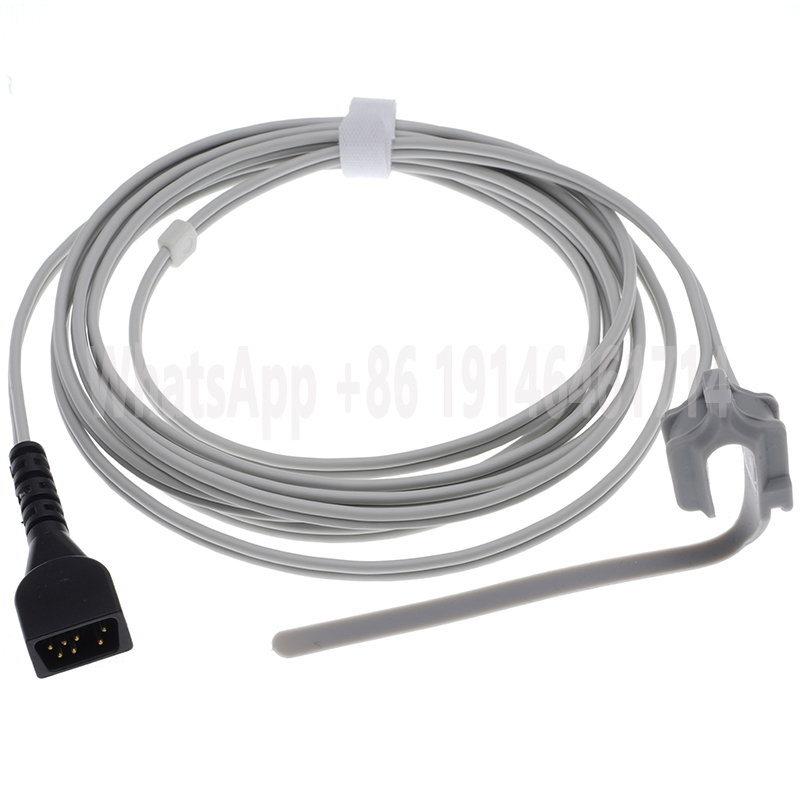 Spo2- sensorkompatibel nonin 8500,2500,9840, avant 4000/9600/9700/2120/7500/7500fo- monitor ,7 -bens 3m- finger-/øreoximetrikabel.