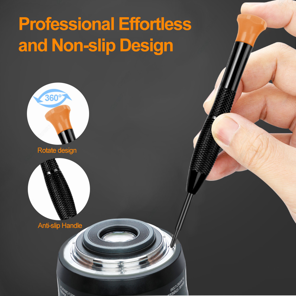 6Pcs Screwdriver Set Magnetic Mini Flathead &amp; Phillips Precision Screwdriver Set Eyeglasses Watches Electronics Repair Tools Kit