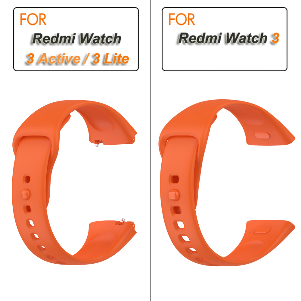 Watch Strap For Xiaomi Redmi Watch 3 Active/Lite Strap Replacement Silicone Strap For Xiaomi Redmi Watch 3 Strap Correa Bracelet: XXL / Pink