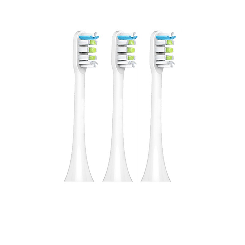 Wymienne główki robić szczoteczek pasują robić Xiaomi SOOCAS X1 X3 X3U X5 SOOCARE elektryczny soniczna szczoteczka robić zębów miękkie wymienne dysze robić szczoteczek: 3 szt biały