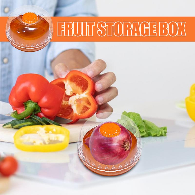 Food Fruit Vegetable Reusable Airtight Fresh Storage Storage Box with Lid for Fruits and Vegetables Easy to Clean Kitchen Gadget