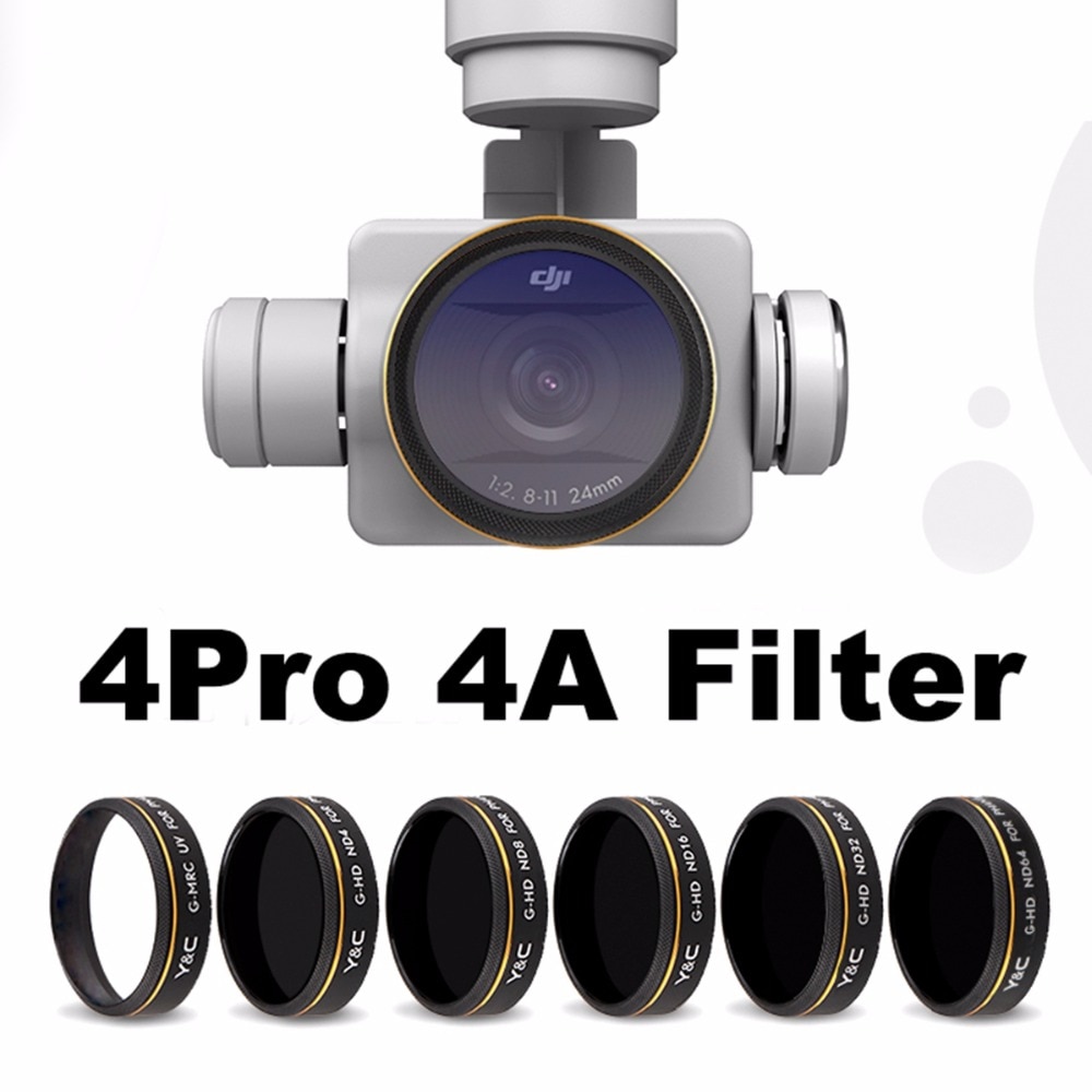 Phantom 4 Pro Lens Filter Uv ND4 ND8 ND16 Cpl Circulaire Polarisatiefilters Voor Dji Phantom 4 Pro V2.0 Geavanceerde drone Onderdelen