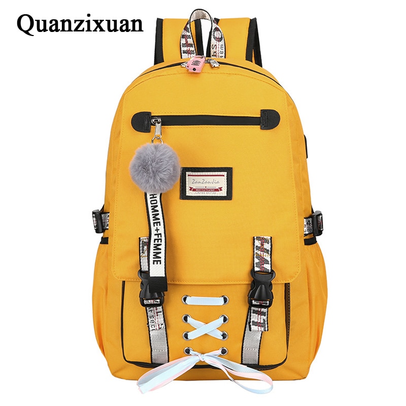 Nouvelle sacs d'école pour adolescentes enfants sac à dos femmes livre grande capacité école sac à dos toile voyage sac Mochila