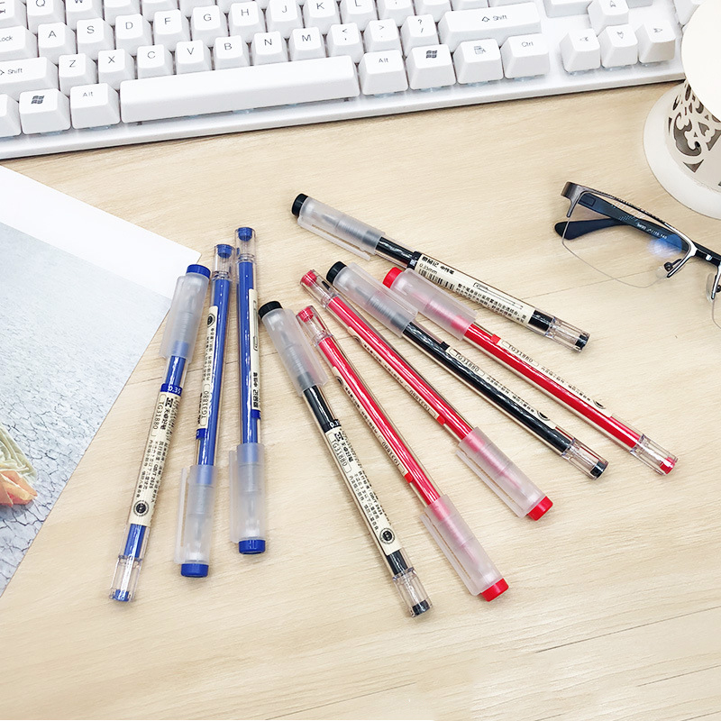 Gel Stifte 0,35mm verrotten/Schwarz/Blau Tinte einstellen Minen Stange Gel Stift Für Griff Marker Schule Büro schreibwaren Schüler Schreibwaren