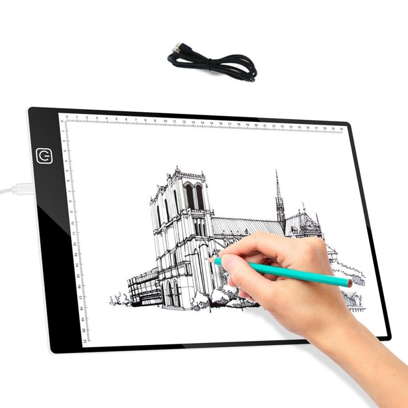 A4 LED Copy BoardLight Tracing Drawing Display Copy Pad Table Box for Artists, Drawing, Animation, Sketching, Designing