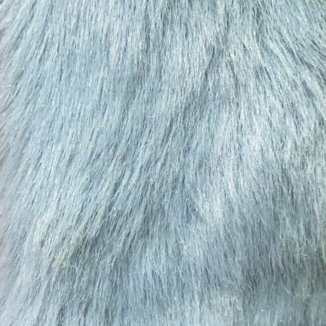160Cm Breedte Faux Amerikaanse Nerts Bont Stof Voor Patchwork Naaien Materiaal Kledingstuk Diy Home Decoratie: 9 Light Blue