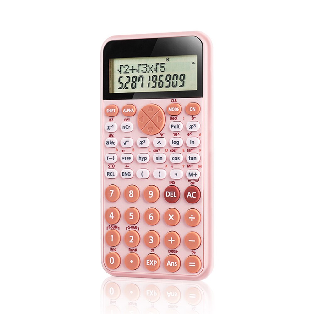 Portable Multi-functional Scientific Calculator with 2 Line Display 240 Functions Mathematics Calculating Tool