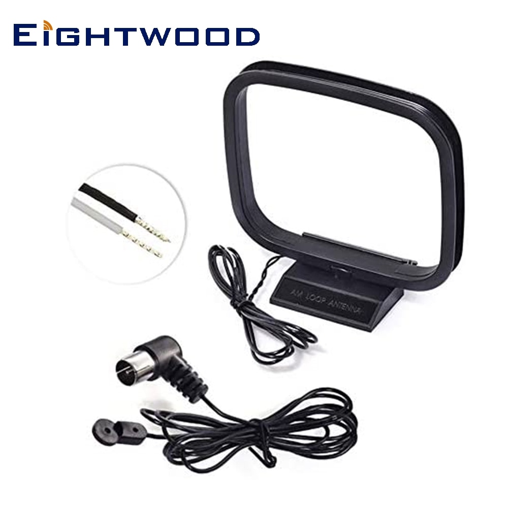 Eightwood 75 om FM rano antena pętli dla Denon pionier Onkyo Yamaha Marantz kryty HD radio FM radio Bluetooth stereofoniczny odbiornik