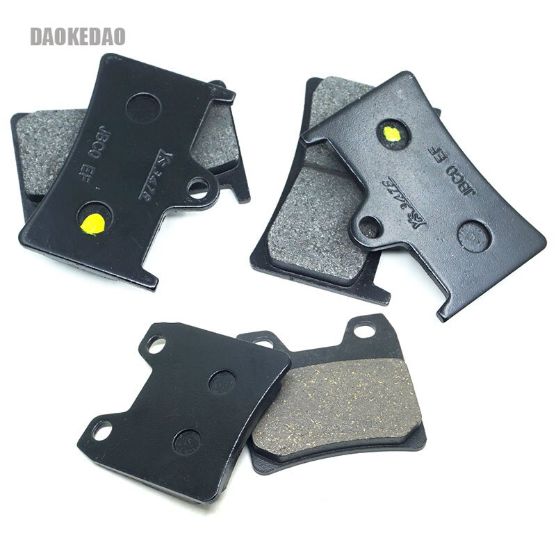 For Yamaha FZS1000 FZ1 Fazer 2001-2005 XJR1300 2002 XJR1300C XJR 1300 Front Rear Brake Pads Set Kit