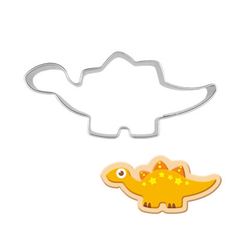 Dinosaurie kakform stegosaurus rostfritt stål fondant kaka bakning kakform kakform kakform kakform