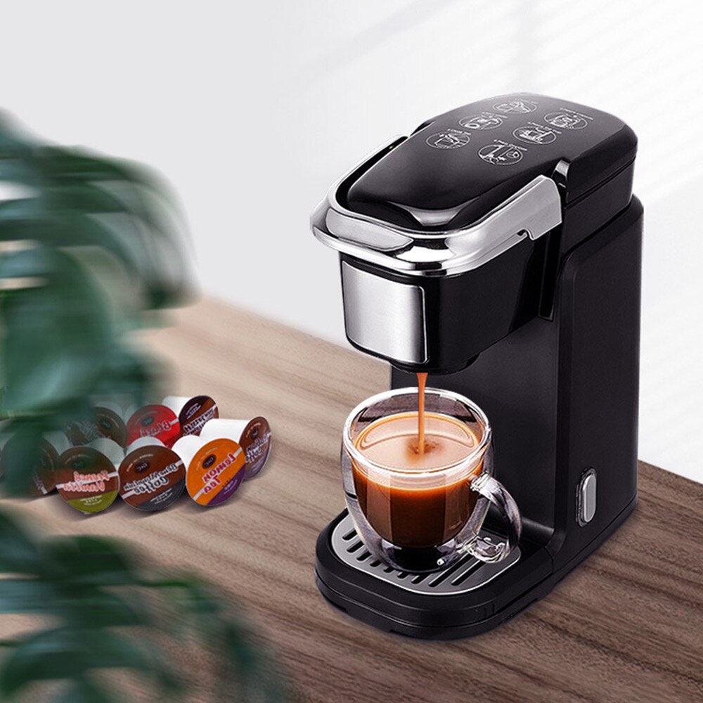 Household Capsule Coffee Machine American Cafe Small Fully Automatic Multifunctional Milk Froth Coffee Maker