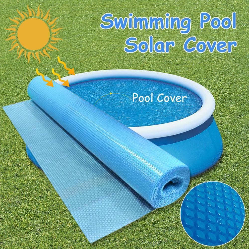 Solar zwembadafdekking zwembadafdekking zwembad boven blauw zwembad voetbescherming voor intex zwembadafdekking zwembad zwembodem  y8 uur 8