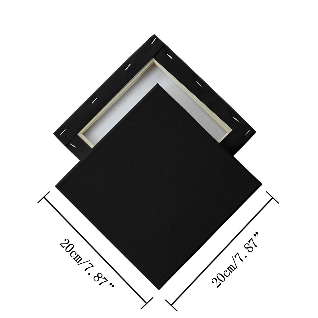 Diy Black Oil Painting Canvas Mini And Stretched Canvas Home Decors Handmade Painting Supplies Night Painting Tools#g30: D