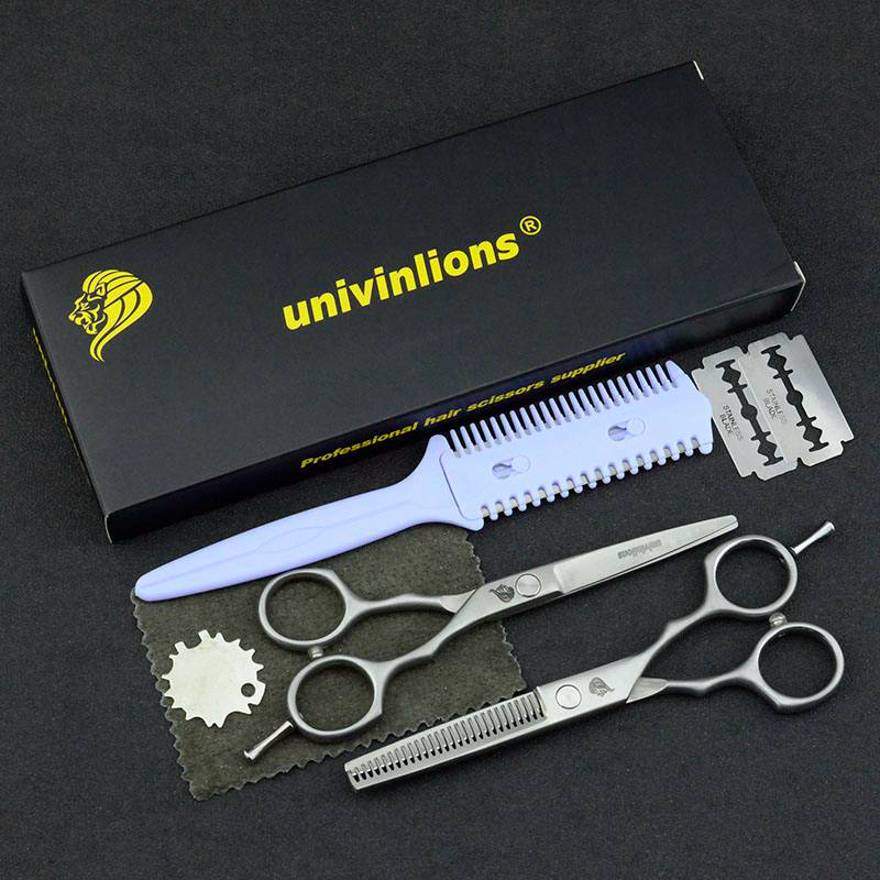 5.5" sharp scissors cut hair scissors thinning scissors pinking barber razor edge haircut cabelereiro hair cutting scisors