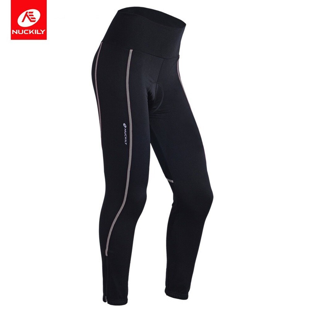 Nuckily gros pantalons de cyclisme en molleton pantalons de cyclisme pantalons de sport de plein air vtt pantalon de cyclisme évacuant l'humidité: Argent / S