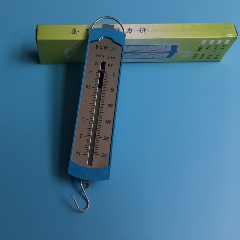1N 2.5N 5N 10N Newton Meter / Force Gauge Bar Doos Lente Rollenbank Balans Natuurkunde Mechanica Onderwijs Experimenten Instrument: 2.5N