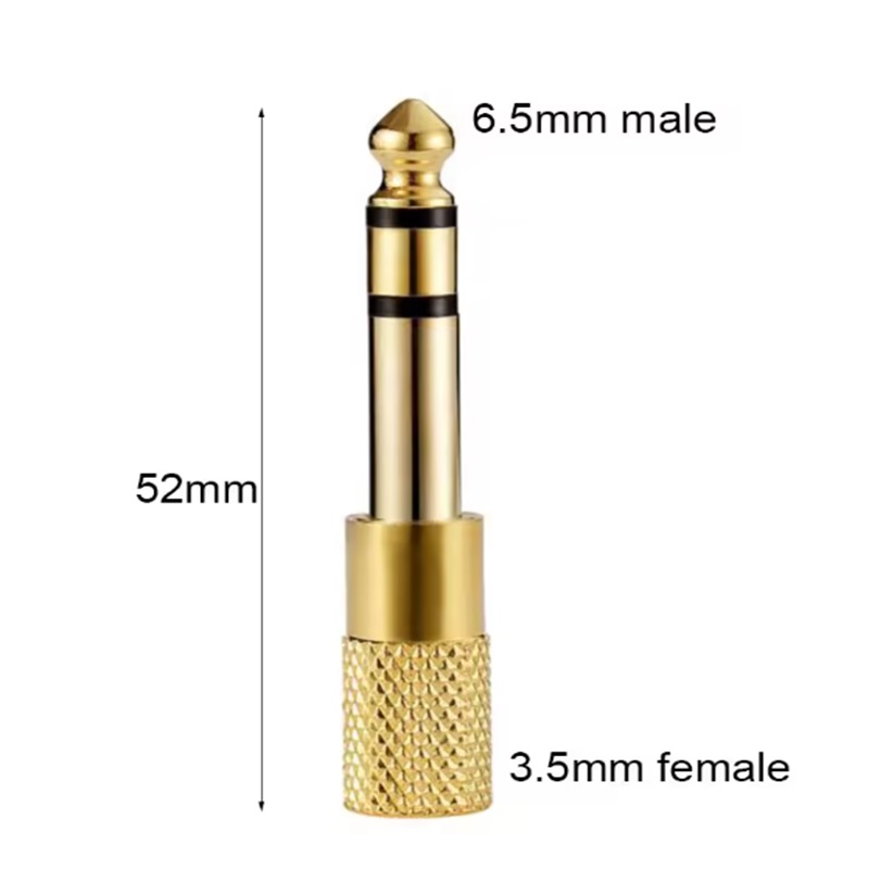 Jack Audio da 3,5 mm 6,35 mm da 6,5 maschio a 3,5 femmina / Jack maschio da 3,5 a 6,35 femmina Adattatore connettore femmina maschio Elettronica di consumo: verde / Fascio 4