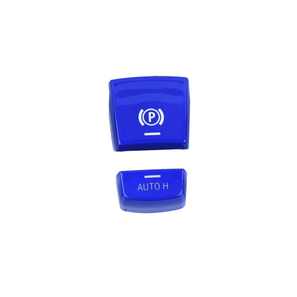Botón de freno de mano para coche, para BMW F10, F11, F12, F01, F02, F04, F06, F07, , llave electrónica de freno de mano + botón automático 201407: Style E