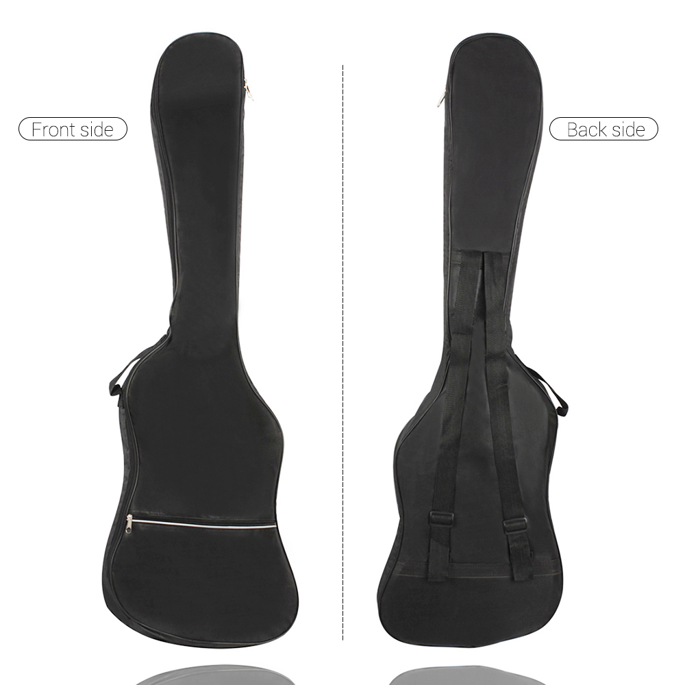 E-Bass Gitarren tasche Rucksack 20mm gepolstert für E-Bass und Gitarre schwarz