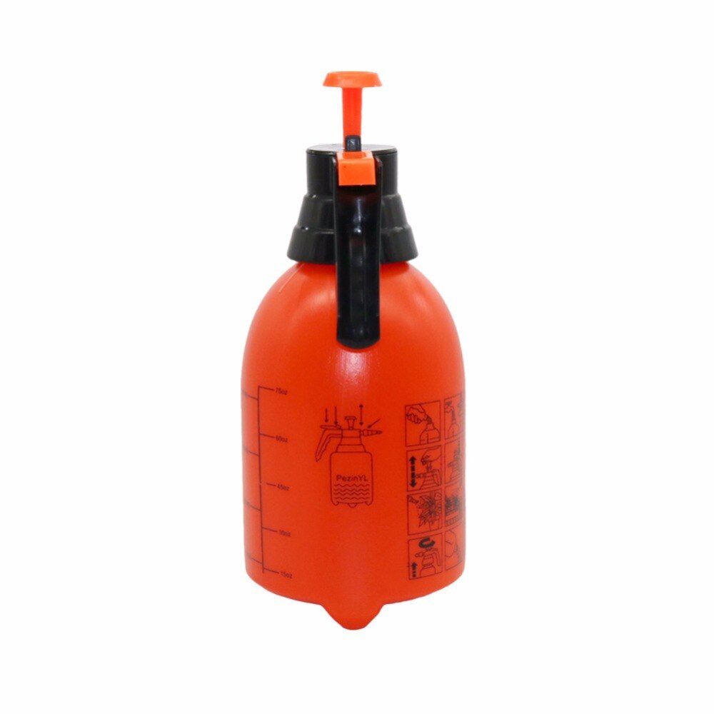 2L/3L Orange Hand Held Garden Water Sprayers Hand-Held Pump Pressure Garden Sprayer Multi-Purpose For Lawn