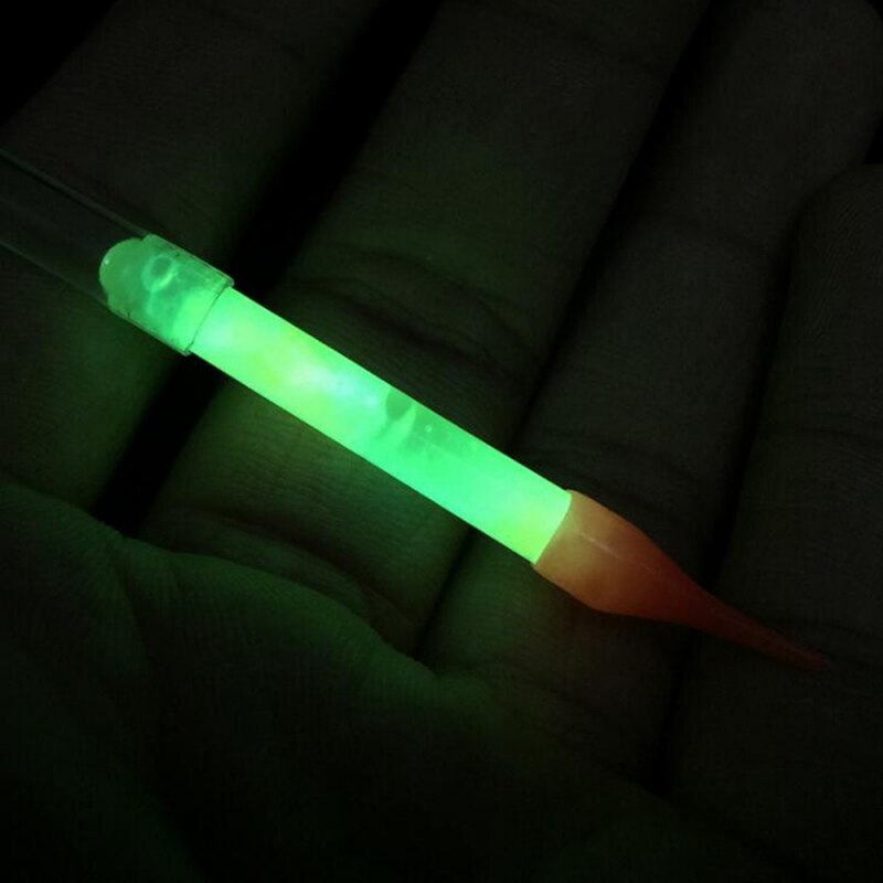 50pcs/set Fishing Float Light Stick Portable Light Night Float Clip Good Material Fishing Attractants