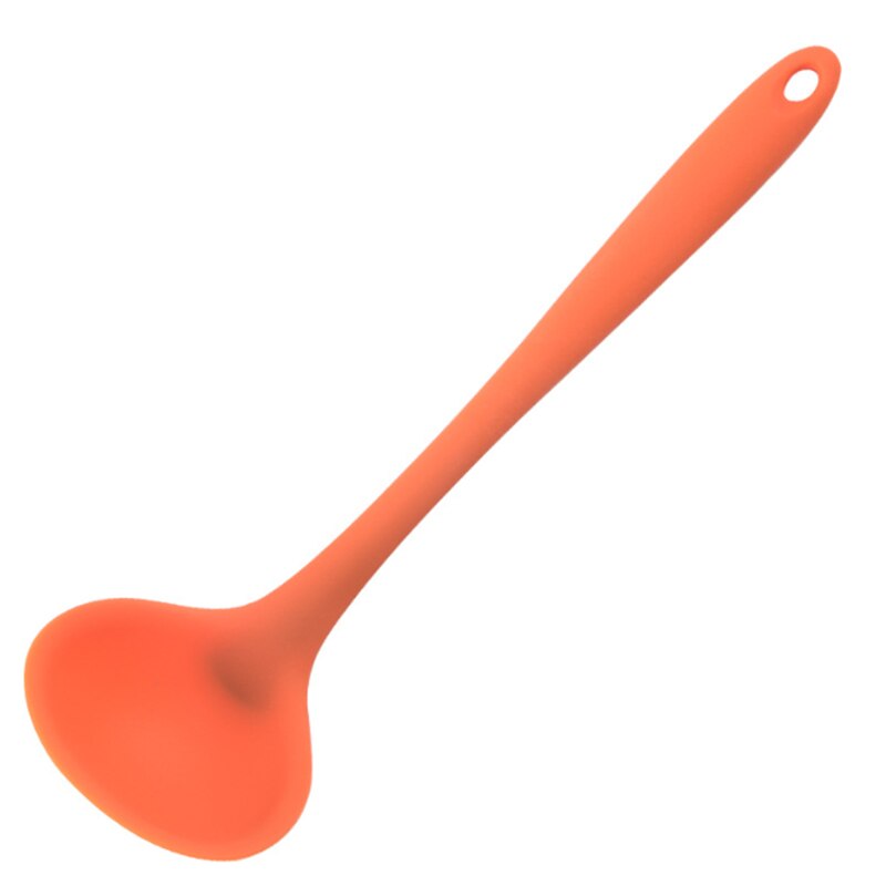 Cuchara sopera de silicona para cocina, utensilios de cocina antiescaldadura, cuchara, utensilios de cocina, forma de platos de cocina, 7z