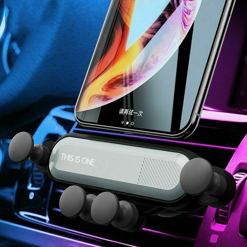 Universal Air Vent Car Mount Gravity Auto-Grip Phone Holder Smart Phone GPS Stand Bracket Universal Automobiles Interior Holders
