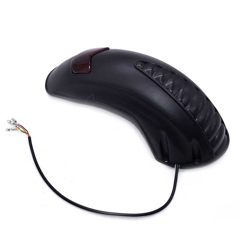 10 Inch Elektrische Scooter Rear Fender Met Lamp Scooter Vervangbare Splash Proof Accessoires Q8 Elektrische Scooter: Default Title