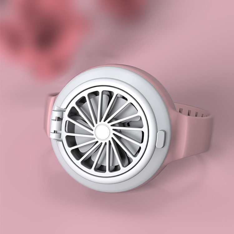 USB charging portable adjustable direction mini watch small fan